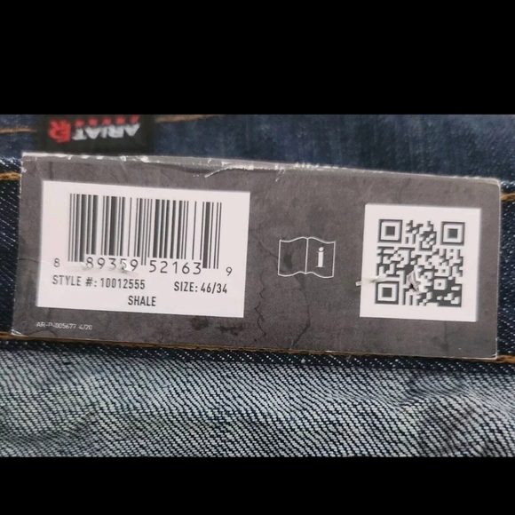 Ariat Work M4 Relaxed Boot Cut FR Flame Resistant Jeans Pants Mens Size 46 34 - Picture 7 of 10